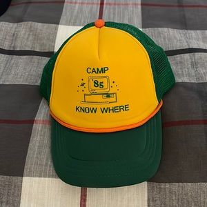 Stranger Things camp know where trucker hat